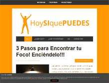 Tablet Screenshot of hoysiquepuedes.com